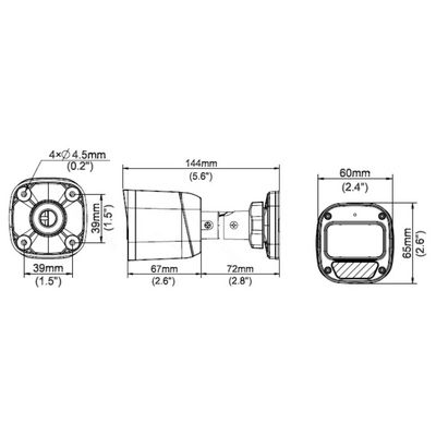 Uniarch by Uniview KIT Bullet / Kamerový systém/ 2x IPC-B122-APF28/ 1x NVR-108E2-P8