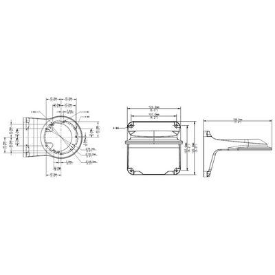 Uniarch by Uniview držák pro kameru TR-WM03-B-IN/ kompatibilní s kamerami IPC-D31x/ T31x