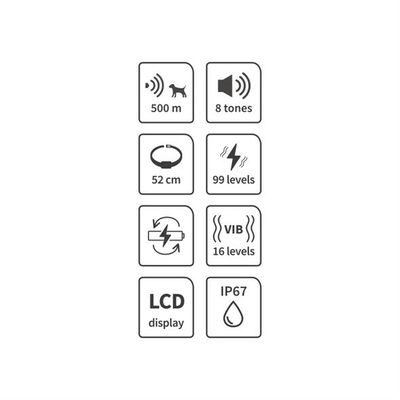 Geti obojek výcvikový elektronický GPT02