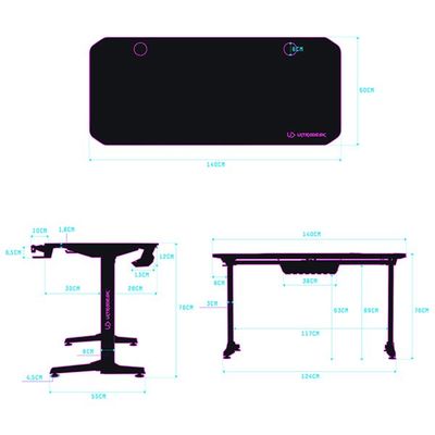 ULTRADESK Frag V3 zelený