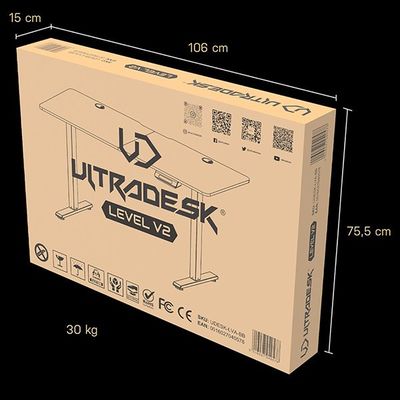 ULTRADESK Level V2 červený