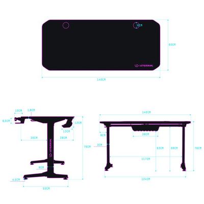 ULTRADESK Frag V3 bílý
