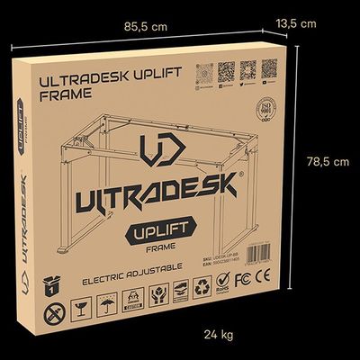 ULTRADESK Uplift Frame, černý