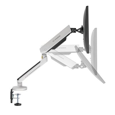 Ultradesk Offshoot Single polohovatelný držák pro monitor, bílý