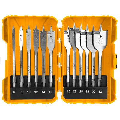 Ingco AKDL1201 Vrtáky do dřeva ploché, sada 12ks, O 6-32x152mm