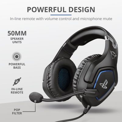 Trust GXT 488 Forze PS4, černá