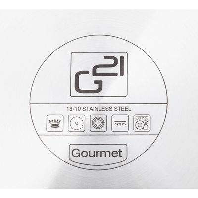 G21 Sada nádobí Gourmet Magic s cedníkem, 9 dílů, nerez
