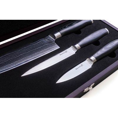 G21 Sada nožů Gourmet Damascus small box 3ks