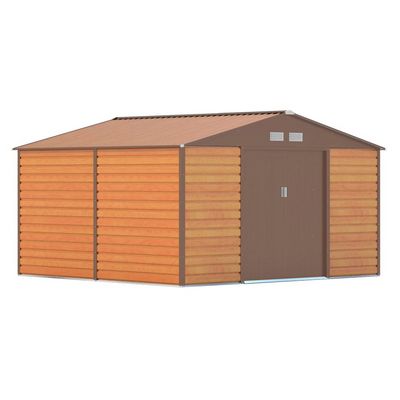 G21 GAH 1085, Zahradní domek 340 x 319 cm, hnědý