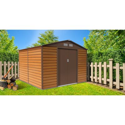 G21 GAH 1085, Zahradní domek 340 x 319 cm, hnědý
