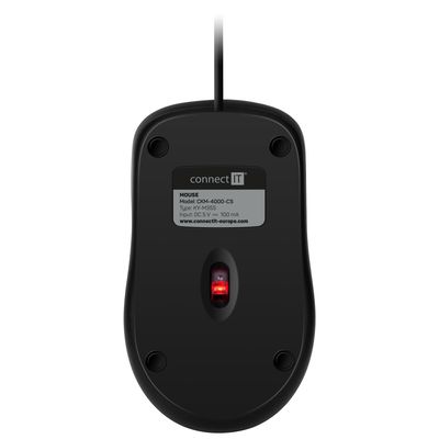 Connect IT Combo drátová černá klávesnice + myš, CZ + SK layout