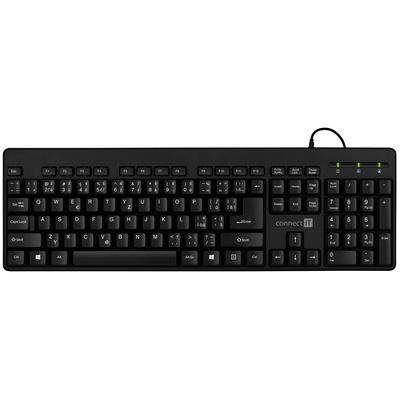 Connect IT Combo drátová černá klávesnice + myš, CZ + SK layout