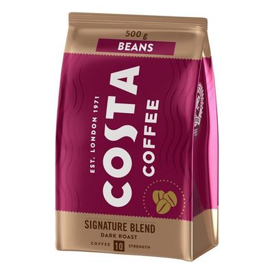 COSTA Káva Signature Blend, tmavě pražená, zrnková, 500g