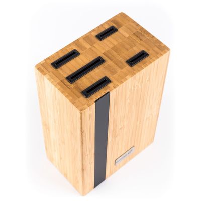 G21 Sada nožů Gourmet Rustic 5 ks + bambusový blok