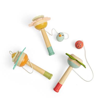 Bigjigs Toys Ball Catcher Květina s míčkem 1 ks