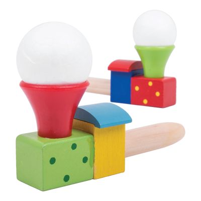 Bigjigs Toys Foukání lokomotiva s balónkem 1 ks