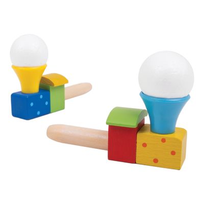 Bigjigs Toys Foukání lokomotiva s balónkem 1 ks