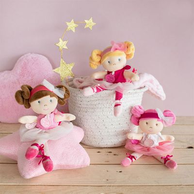 Doudou Jolijou Panenka mini baletka Les Tutus 23 cm