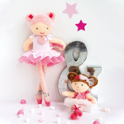 Doudou Jolijou Panenka mini baletka Les Tutus 23 cm