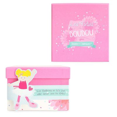 Doudou Jolijou Panenka mini baletka Les Tutus 23 cm