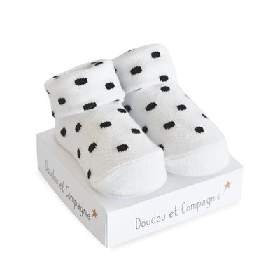 Doudou Dárková sada - Ponožky univerzální 0-6 měs. 1 pár