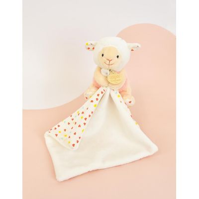 Doudou Plyšová ovečka s dečkou 11 cm