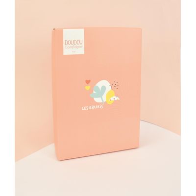 Doudou Plyšový muchláček oranžový Ovečka 19 cm
