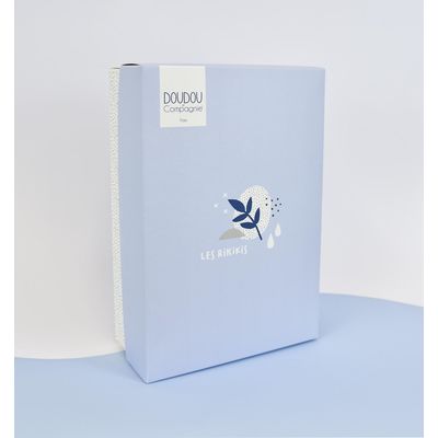 Doudou Plyšový muchláček modrošedý Slon 19 cm