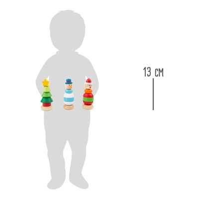small foot Vánoční nasazovací figurka 1 ks