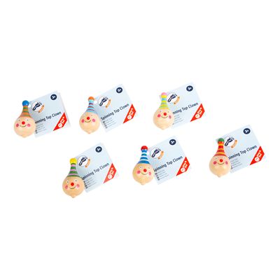 small foot Dřevěná káča Klaun 1 ks