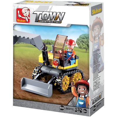Sluban Town Stavitelé  M38-B0377C Malý pásový bagr
