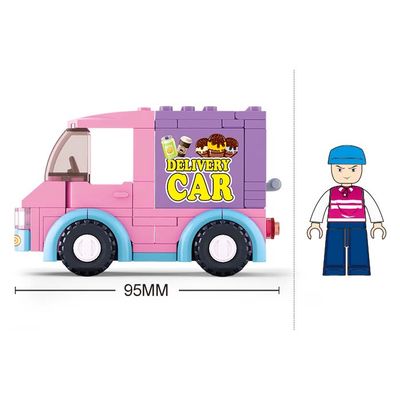 Sluban Girls Dream Town M38-B0520 Zmrzlinové auto