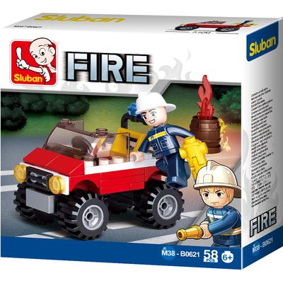 Sluban Hasiči M38-B0621 Jeep