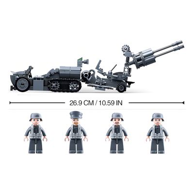 Sluban Army WW2 M38-B0681 Sada německé protivzdušné techniky