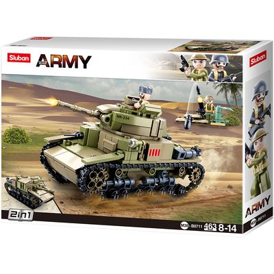 Sluban Army M38-B0711 Střední italský tank 2v1