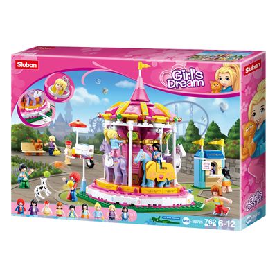 Sluban Girls Dream M38-B0725 Koníčkový kolotoč