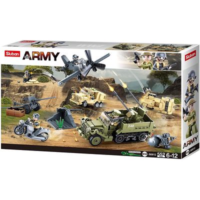 Sluban Army M38-B0812 Vojenská vozidla