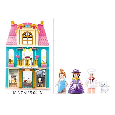 Sluban Girls Dream Village M38-B0875 Dvoupatrový dům s podkrovím