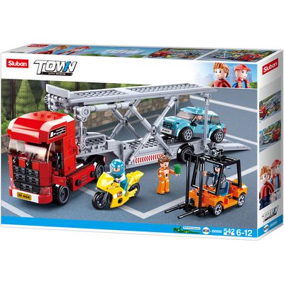 Sluban Town M38-B0880 Kamión pro přepravu aut