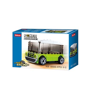 Sluban Power Bricks M38-B0933G Natahovací Autobus