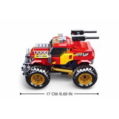 Sluban Power Bricks M38-B0991 RC Červený Off Road na dálkové ovládání