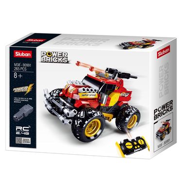 Sluban Power Bricks M38-B0991 RC Červený Off Road na dálkové ovládání
