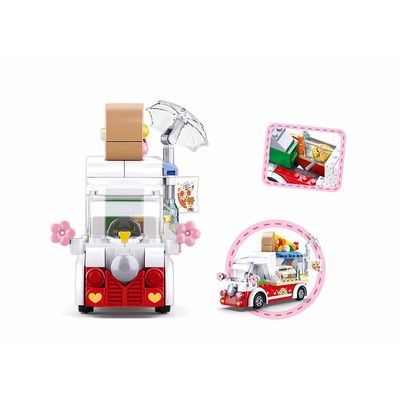Sluban Girls Dream M38-B0993D Pizza vůz