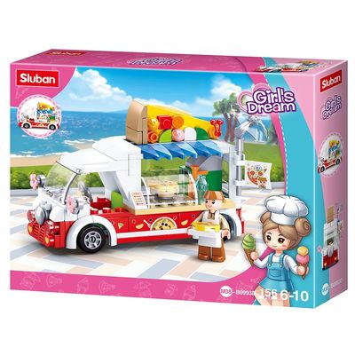 Sluban Girls Dream M38-B0993D Pizza vůz