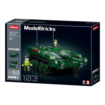 Sluban Model Bricks M38-B1010 Bojový tank STRV103
