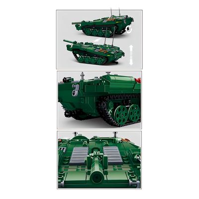 Sluban Model Bricks M38-B1010 Bojový tank STRV103