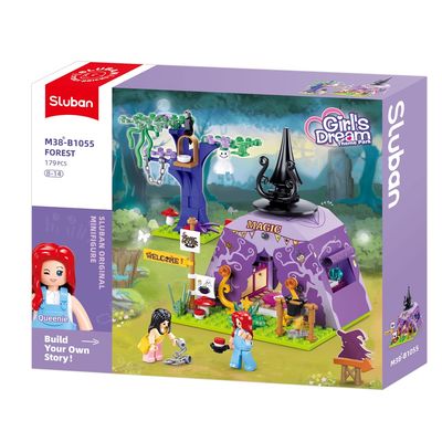 Sluban Girls Dream Čarodějky M38-B1055 Magický stan v kouzelném lese