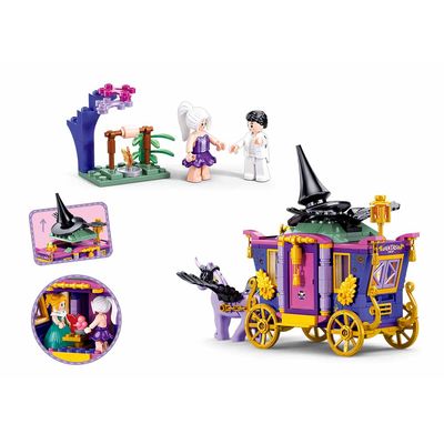 Sluban Girls Dream Čarodějky M38-B1056 Kouzelný kočár s jednorožcem