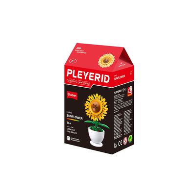 Sluban Flowers M38-B1073  Květiny s očima malé Displej 6 ks
