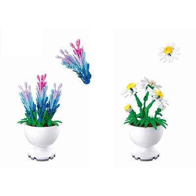 Sluban Flowers M38-B1077 Květiny jarní malé Displej 6 ks